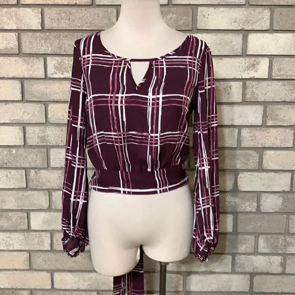 3for$20 cropped blouse xs
